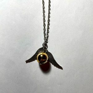 Golden Snitch Harry Potter Necklace